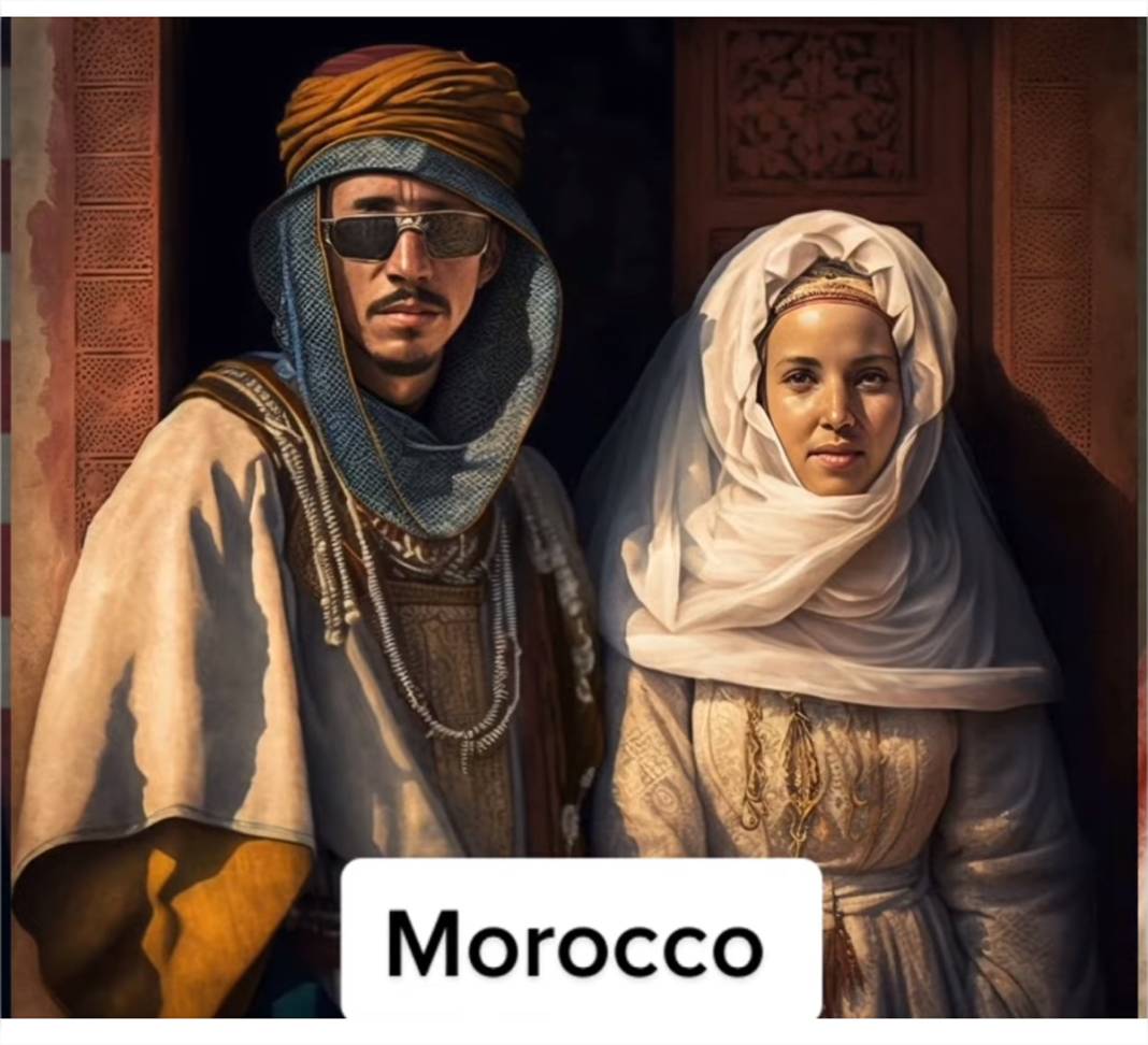 Yapay zekaya sordular, resmetti: İşte Türkiye dahil yapay zekaya göre gelin ve damat olarak ülkeler... 6